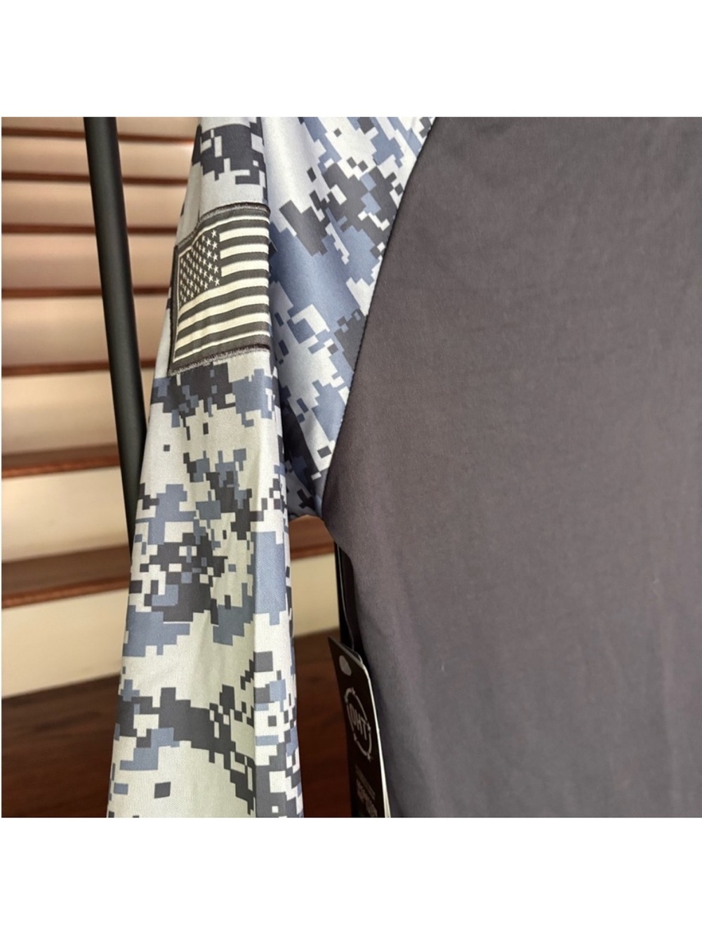 Notre Dame Gray Camouflage Long Sleeve Tee - Picture 5 of 5